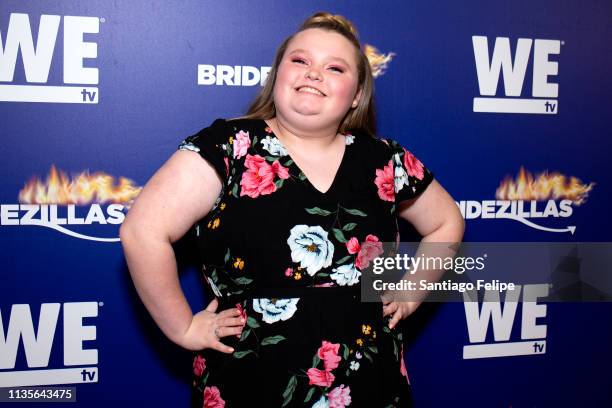 Alana 'Honey Boo Boo' Thompson attends WE TV 'Bridezillas' season 12 fashion show at The Angel Orensanz Foundation on March 13, 2019 in New York City.