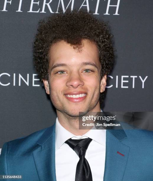 Actor Damon J Gillespie attends "The Aftermath" New York screening at the Whitby Hotel on March 13, 2019 in New York City.