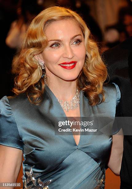 Madonna attends the "Alexander McQueen: Savage Beauty" Costume Institute Gala at The Metropolitan Museum of Art on May 2, 2011 in New York City.