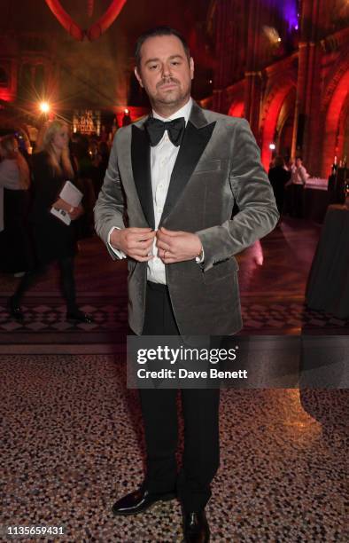 Danny Dyer attends The Olivier Awards 2019 after party at The Natural History Museum on April 7, 2019 in London, England.