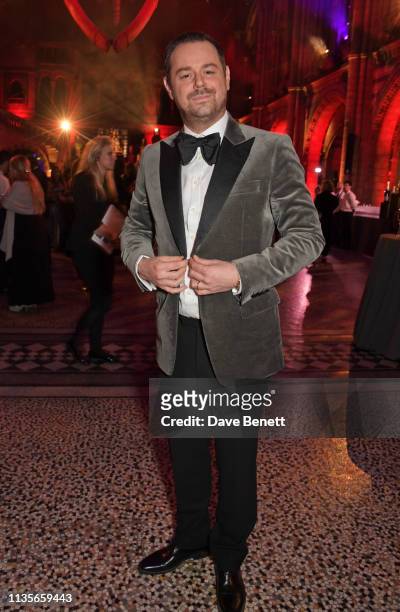 Danny Dyer attends The Olivier Awards 2019 after party at The Natural History Museum on April 7, 2019 in London, England.