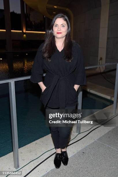 Jodi Lyn O'Keefe attends the opening night of "Lackawanna Blues" at Mark Taper Forum on March 13, 2019 in Los Angeles, California.
