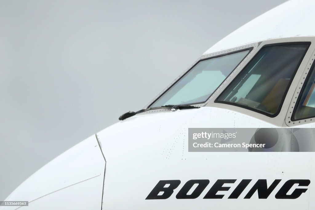 Planes Fly At Sydney Airport As Boeing 737 MAX 8 Operations Are Suspended In Australia
