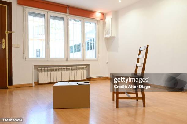 Box Rested On Chairs Cardboard Chair Photos and Premium High Res Pictures - Getty Images