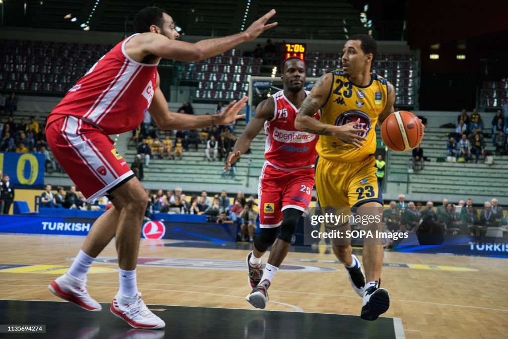 Darington Hobson, Marco Cusin and Dallas Moore are seen in...