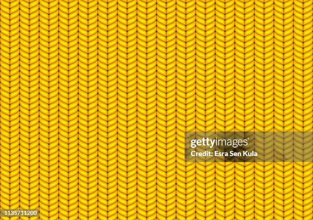 knitted seamless pattern - knitted stock illustrations