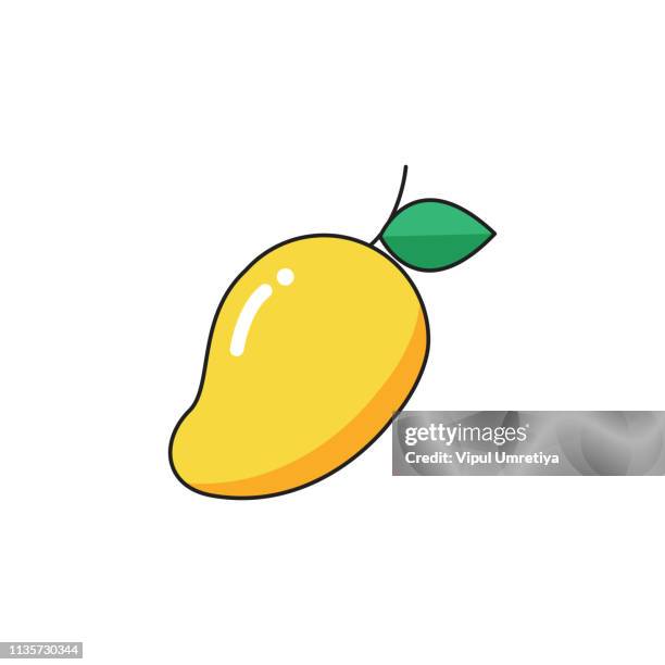芒果圖示 - mango fruit 幅插畫檔、美工圖案、卡通及圖標