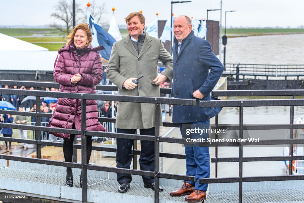 Opening Reevediep by King Willem-Alexander of the Netherlands