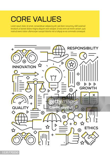 Values Creative Poster 826 Core Values Poster Stock Photos, High-Res Pictures, and Images ...