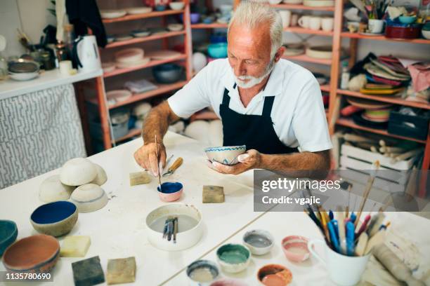 ceramics workshop - potter stock pictures, royalty-free photos & images