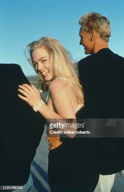 The actress Jennie Garth in Los Angeles