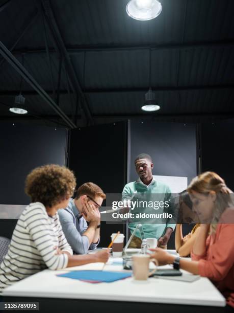 Grumpy Team Members Frustrated Employee Team Office Photos and Premium High Res Pictures ...