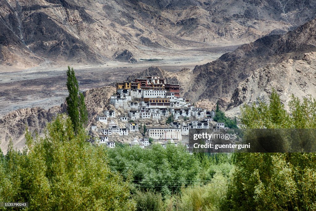 Monastério de Thikse perto de Leh, Ladakh, India