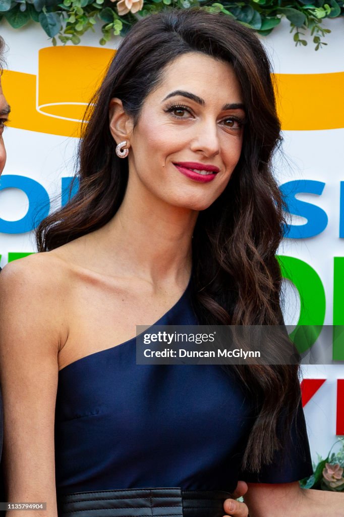 George And Amal Clooney in Edinburgh To Receive Charity Award