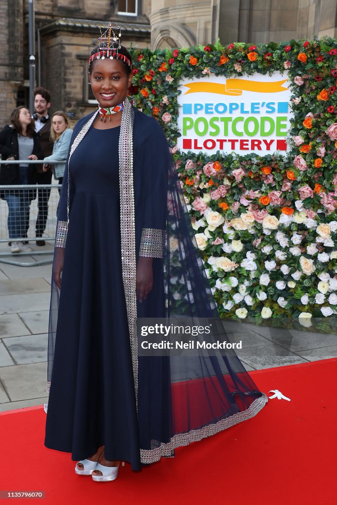 Nice Postcode Nice Nailantei Leng-ete attends the People's Postcode Lottery Charity ...