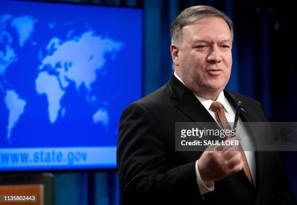Secretary of State Mike Pompeo announces that the US will designate Iran's Islamic Revolutionary Guard Corps as a Foreign Terrorist Organization...