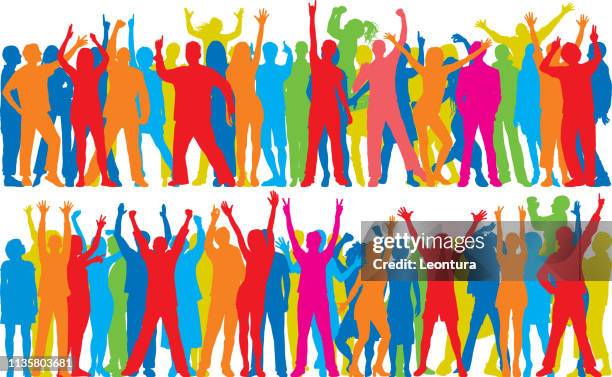Simple Crowd Vector Image Crowd High-Res Vector Graphic - Getty Images