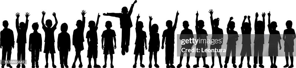 Children Silhouette