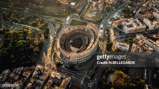 colosseum - las vegas aerial stock pictures, royalty-free photos & images