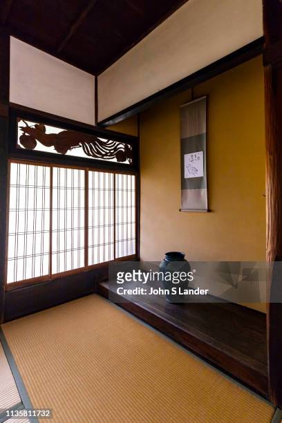 In traditional Japanese architecture, a shoji is a door, window or room divider made of translucent paper over a frame of wood or bamboo. While washi...
