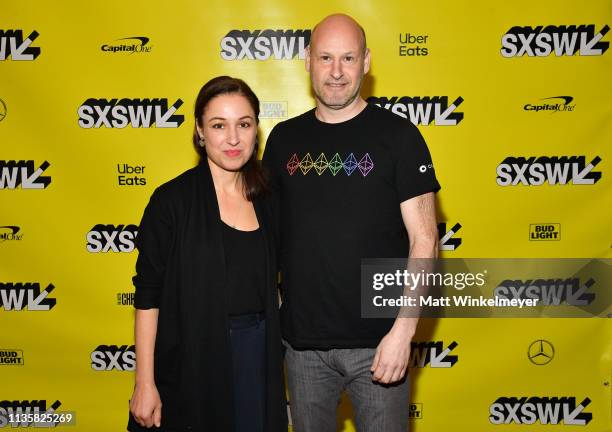 Manoush Zomorodi and Joseph Lubin attend the Interactive Keynote: Joseph Lubin 2019 SXSW Conference and Festivals at Hilton Austin on March 14, 2019...