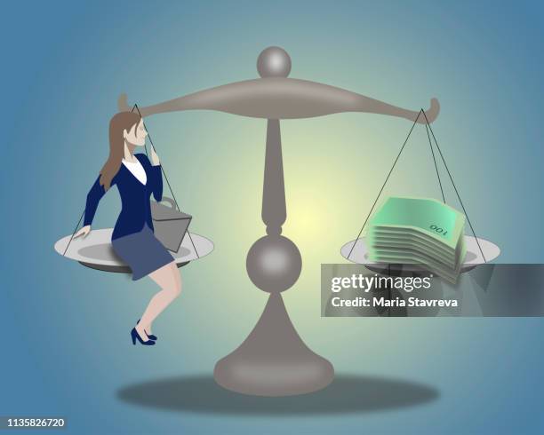 women's rights.vector. - discrimination office stock illustrations