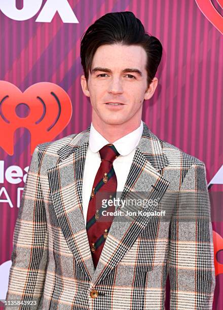 Drake Bell attends the 2019 iHeartRadio Music Awards which broadcasted live on FOX at Microsoft Theater on March 14, 2019 in Los Angeles, California.
