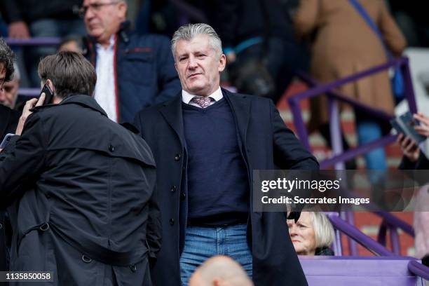 Davor Suker during the La Liga Santander match between Real Valladolid v Sevilla at the Estadio Nuevo José Zorrilla on April 7, 2019 in Valladolid...