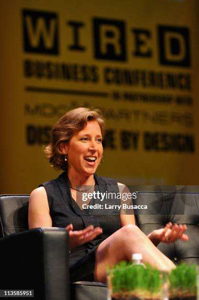 Susan Wojcicki, SVP, Advertising, Google attends the WIRED Business Conference Disruptive by Design in Partnership with MDC Partners at the Museum of...