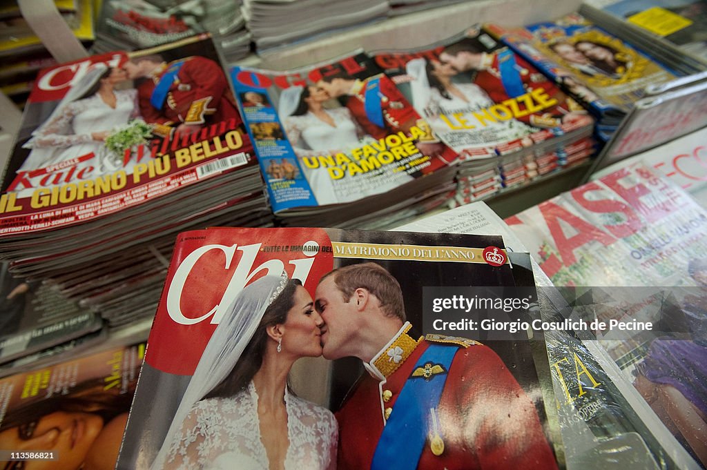 Newspapers Around The World Report The Royal Wedding