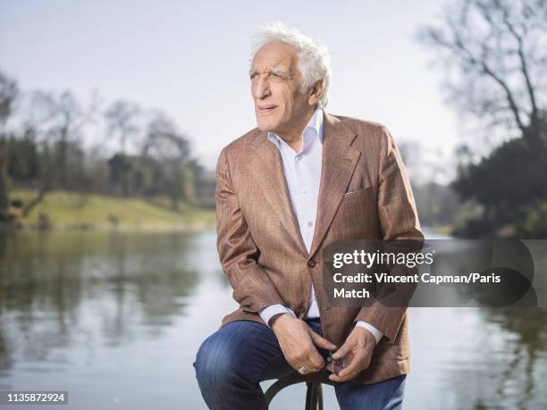 Actor Gerard Darmon is photographed for Paris Match on February 27, 2019 in Paris, France.