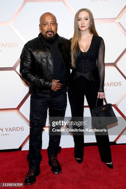 Daymond John and Heather Taras The Shops & Restaurants at Hudson Yards Preview Celebration – Red Carpet Arrivals on March 14, 2019 in New York City.