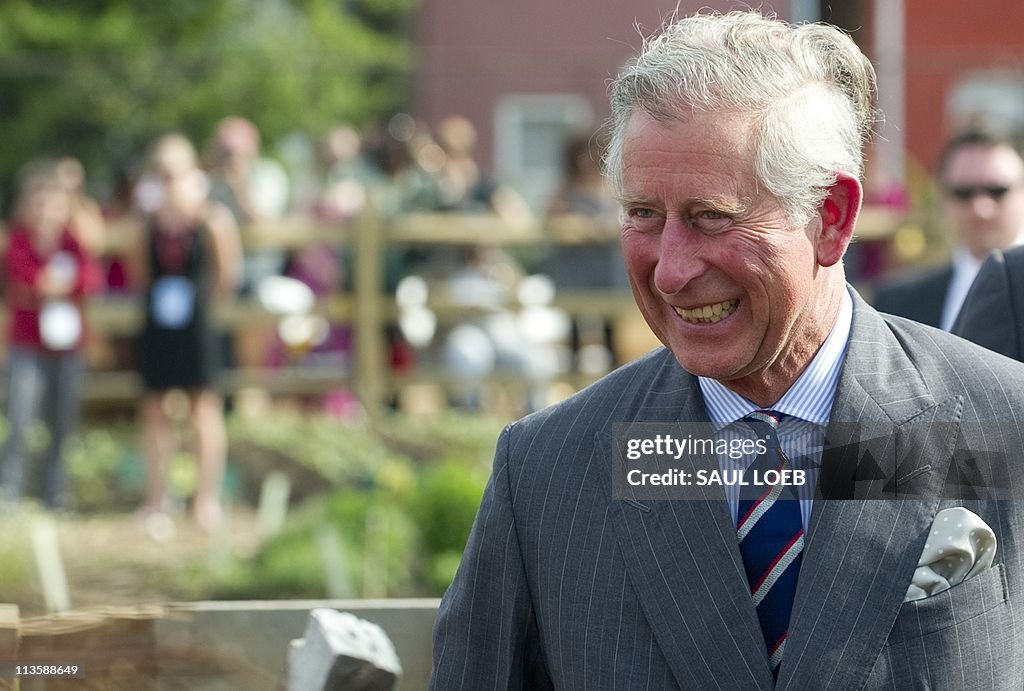 Prince Charles of Wales tours the Common