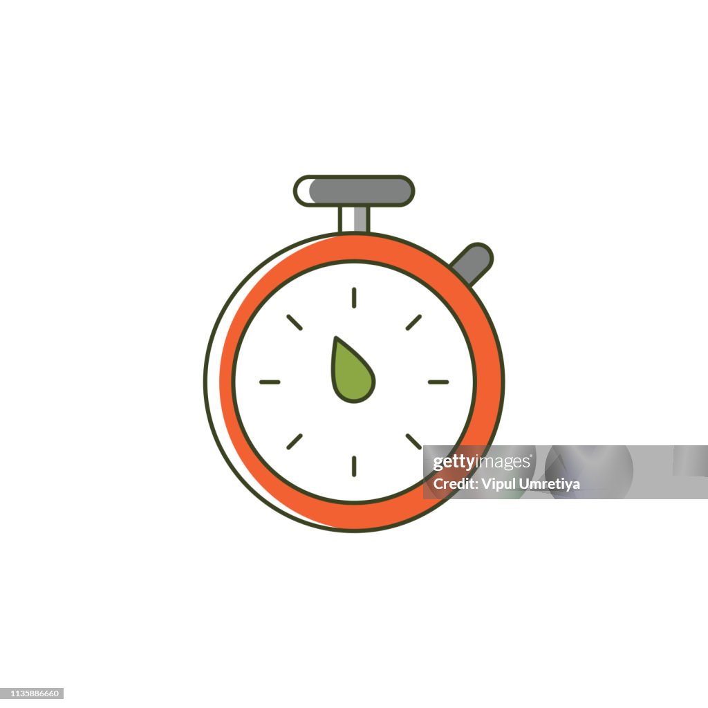 Stop Watch Graphis Stopwatch Flat Design High-Res Vector Graphic - Getty Images
