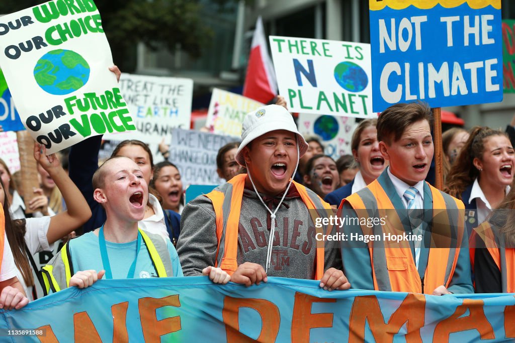 New Zealand School Students Strike To Raise Climate Change Awareness