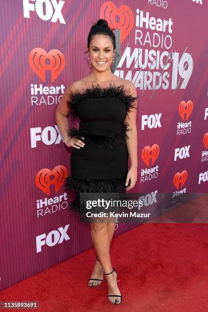 Donna Farizan attends the 2019 iHeartRadio Music Awards which broadcasted live on FOX at Microsoft Theater on March 14, 2019 in Los Angeles,...