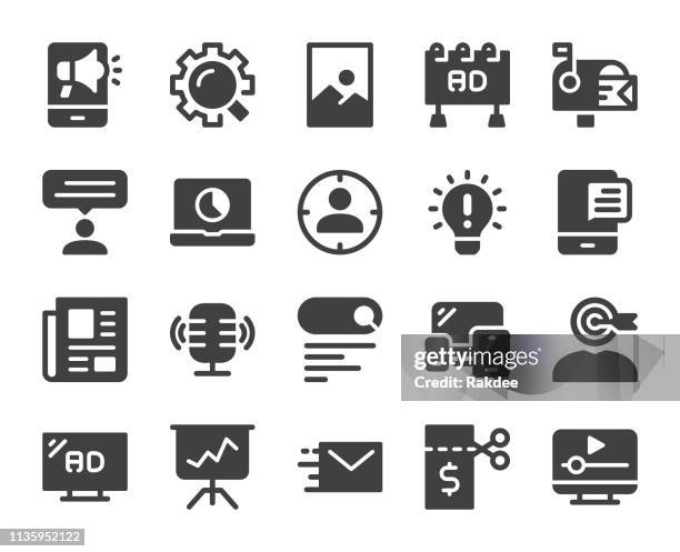 marketing-icons - sponsoring stock-grafiken, -clipart, -cartoons und -symbole