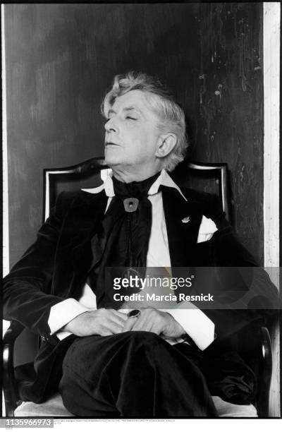 Photo of British author and actor Quentin Crisp , New York, New York, 1980.