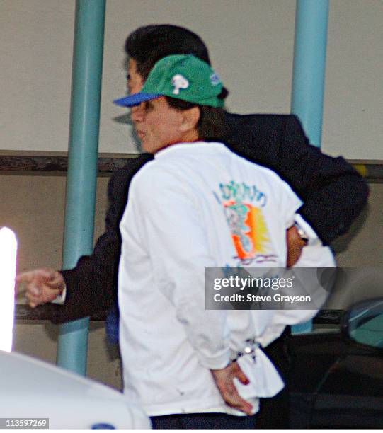 Actor Robert Blake is led into Parker Center after being arrested April 18, 2002 for the murder of his wife Bonny Lee Bakley on May 4, 2001. Blake's...