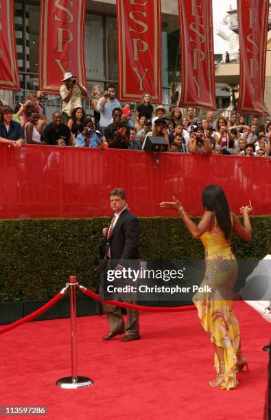 Cynthia Garrett during 2003 ESPY Awards - Arrivals at Kodak Theatre in Hollywood, California, United States.