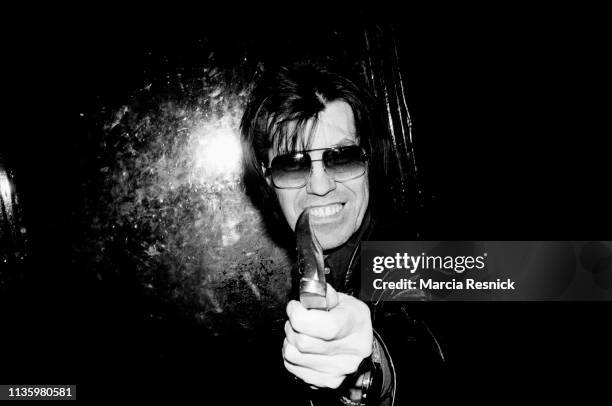 Photo of American Rock musician Link Wray , New York, New York, 1977.