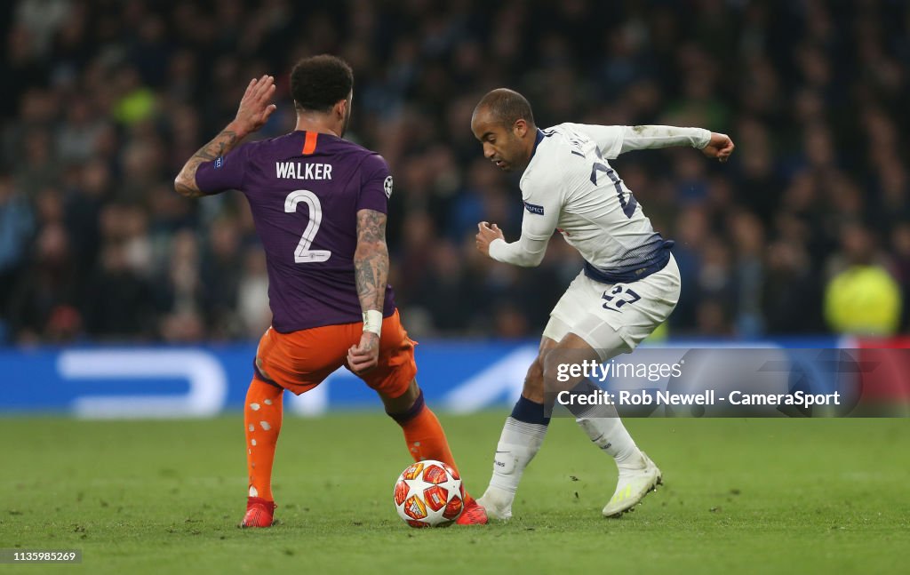 Tottenham Hotspur and Manchester City - UEFA Champions League Quarter Final: First Leg