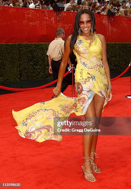 Cynthia Garrett during 2003 ESPY Awards - Arrivals at Kodak Theatre in Hollywood, California, United States.