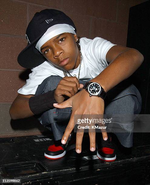 Lil' Bow Wow during 2001 Arthur Ashe Kids' Day at USTA National Tennis Center in Flushing Meadows, New York, United States.