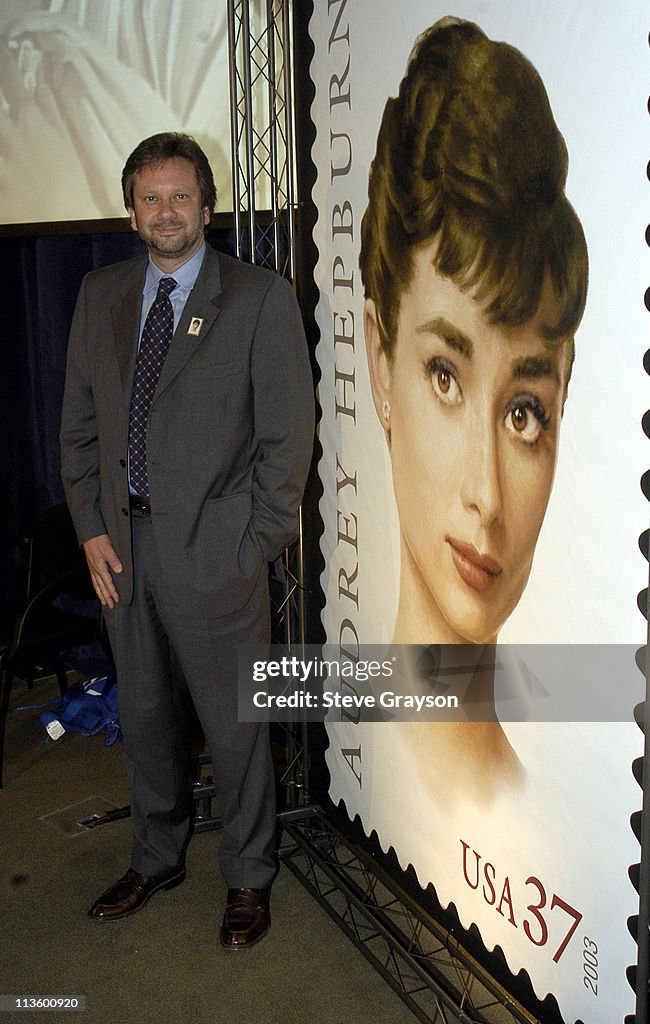 US Postal Service Unveils Hollywood Legend Stamp of Audrey Hepburn
