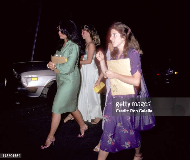 Caroline Kennedy and Maria Shriver during Rehearsal Dinner for Courtney Kennedy and Jeff Ruhe's Wedding at Georgetown Club in Georgetown, Washington...