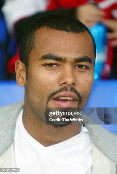 Professional footballer, Ashley Cole at a celebrity football match today at Walham Forest FC in Walthamstow, East London. The days events were...