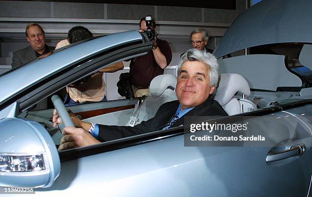Jay Leno during Jay Leno Presents the 2003 Mercedes SL 500 at Los Angeles Convention Center in Los Angeles, California.