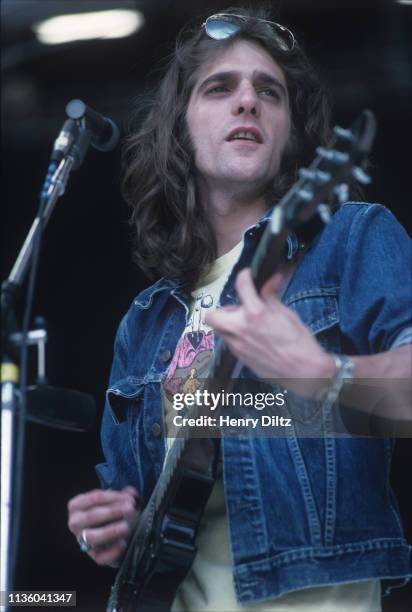Glenn Frey of the Eagles at Wembley Stadium June 21 1975