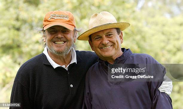Jack Nicholson & Joe Pesci during 4th Annual Elizabeth Glaser Pediatric AIDS Foundation Celebrity Golf Classic Sponsored By Mossimo & Mercedes-Benz...
